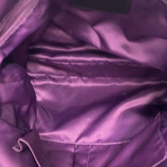 Coach Madison Gathered Leather Lindsey Sophia Satchel Black Gld/Brass Hardware - Picture 4 of 5